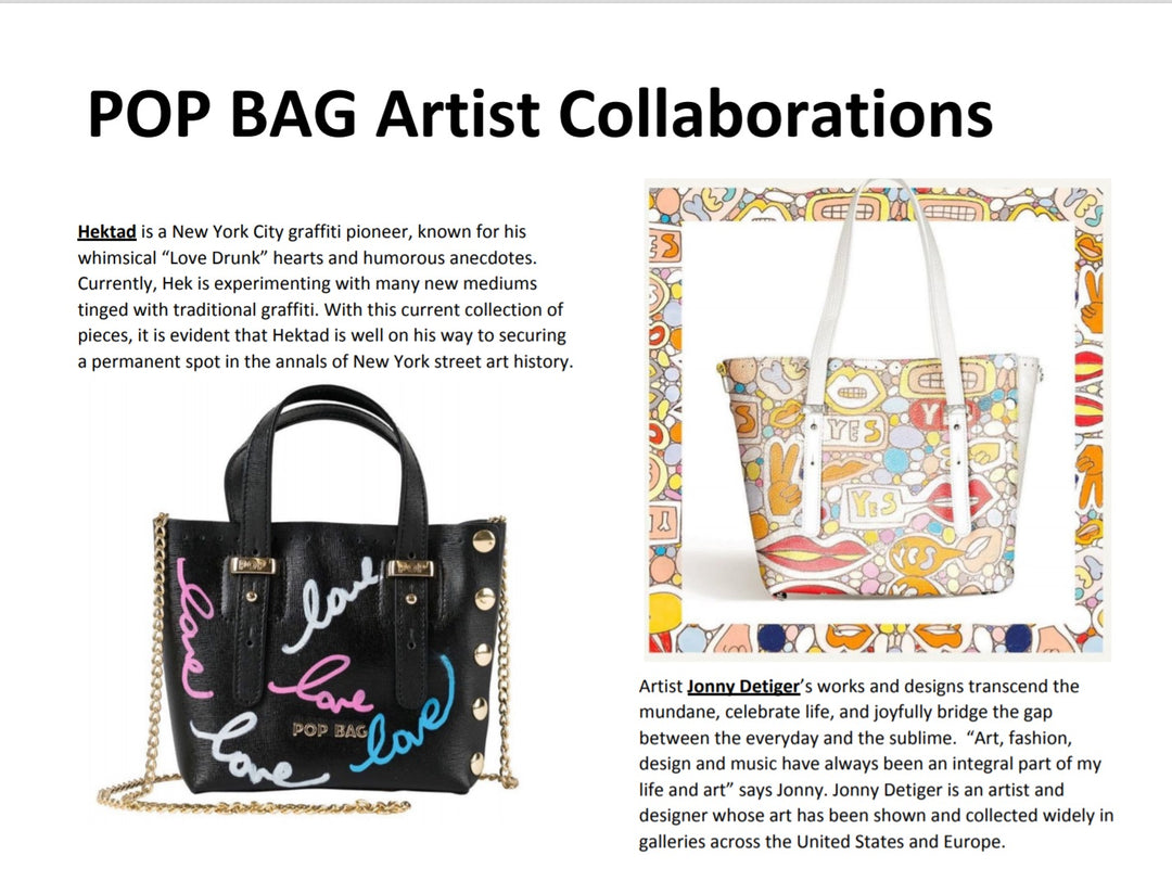POP BAG Artists Collaborations