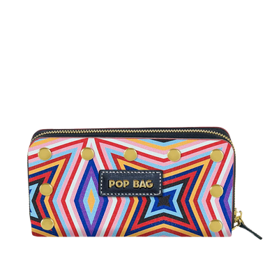 Kaleido Saffiano Leather Wallet Pop Bag USA