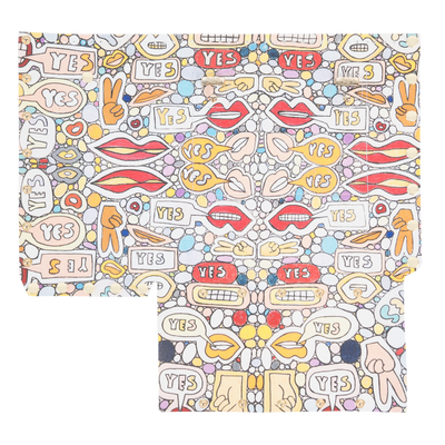 Multicolor Tote Bag Front Panel by Jonny Detiger Pop Bag USA