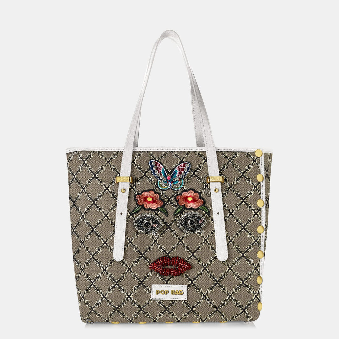 Frida Jacquard Tote Bag Pop Bag USA